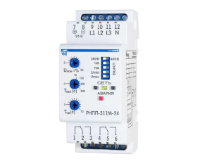 Трехфазные реле напряжения