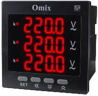 Вольтметр трехфазный щитовой Omix P99-VZ3-3