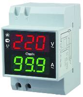 Вольтамперметр однофазный на DIN-рейку Omix D3-AV2-1-N2