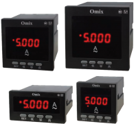 Амперметр однофазный щитовой с релейным выходом и RS-485 Omix A1-1-K-RS485-N2