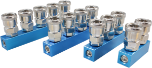 Пневматический коллектор с быстроразъемными соединениями ARP-SM-L