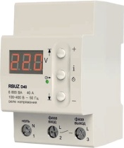 Однофазное реле напряжения с термозащитой RBUZ Dt