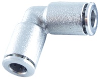 Угловой круглый фитинг металлический ТТУМ