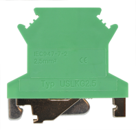 Клемма заземления винтовая проходная USLKG 2.5