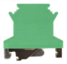 Клемма заземления винтовая проходная USLKG 2.5