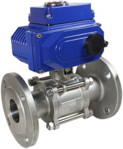 Кран шаровой фланцевый КПР-3Ф с электроприводом ЭПР1