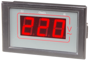Вольтметр однофазный щитовой Omix PQ74-V1-1-N2