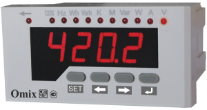 Мультиметр однофазный щитовой Omix P94-M1-1-RS485