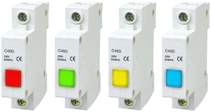 Индикаторная неоновая лампа на DIN-рейку AR-C45D