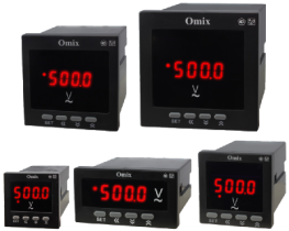 Вольтметр однофазный щитовой с релейным выходом Omix V1-1-K-N2