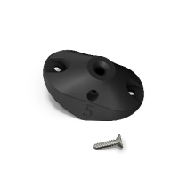 Монтажный фланец МФ-ПП-х пластиковый на диаметры 5 и 6 мм