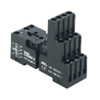 Монтажные колодки KIPPRIBOR PYF-044BE, PYF-144BE (для 4-контактных промежуточных реле серии RP)
