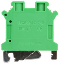 Клемма заземления винтовая проходная UKG