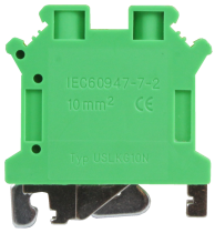 Клемма заземления винтовая проходная UKG