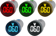 Цифровой индикатор напряжения постоянного тока Omix R30-DV1-N2