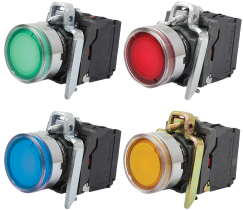 Кнопка 22 мм с подсветкой AR-XB4-BW