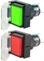 Кнопка 16 мм с подсветкой AR-SD16-11CFDFG